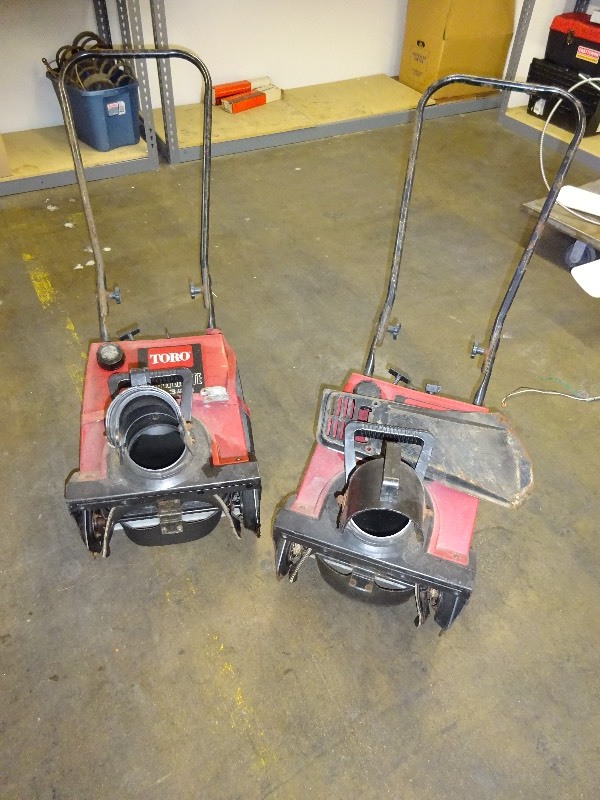 2 Toro Snow Blowers