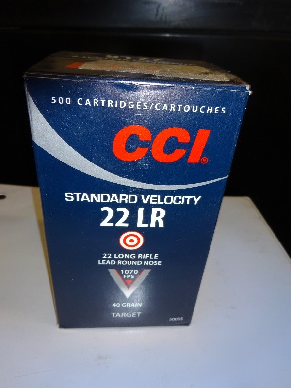CCI Standard velocity 22 lr 22 long rifle lead round nose