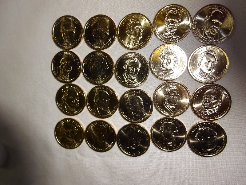 2007-2011 Presidential Dollar Coins