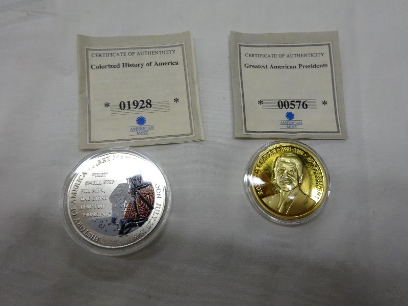 History of American First man of the moon Coin