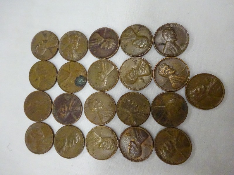 Lincoln Head Wheat Pennies Variety of years