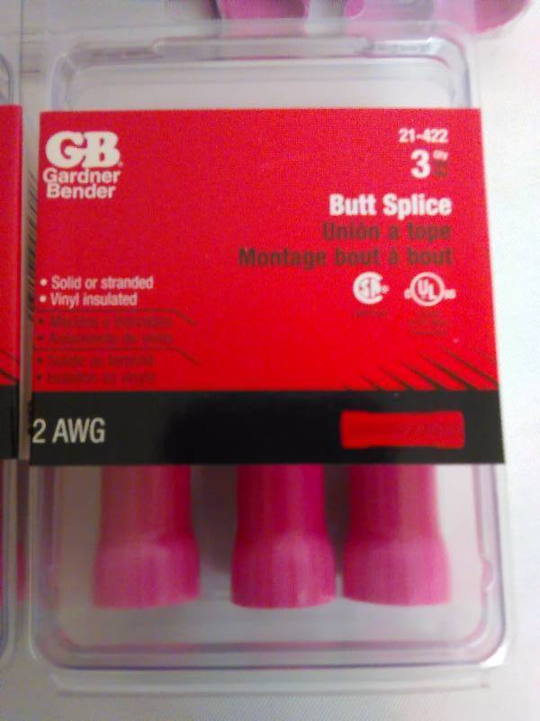 lot 29 image: Butt Slices (5) each pkg. contains 3, 2 AWG