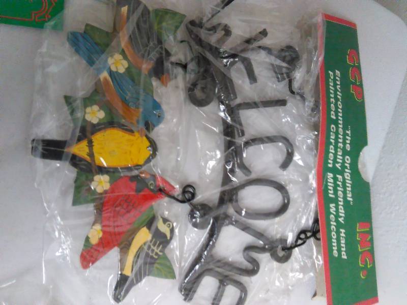 lot 481 image: Welcome Sign (3) Metal