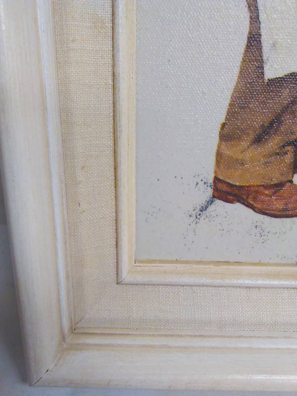 lot 509 image: Norman Rockwell Framed Print, The Apprentice Numbered Print