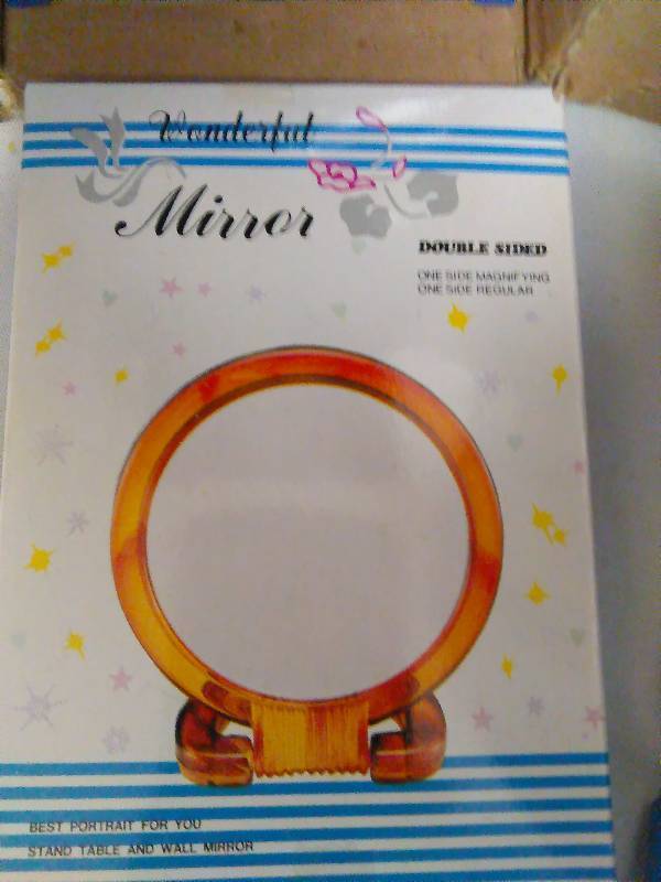 lot 534 image: 3 PC Vacuum Seal Lids (6) and Double Sided Make up Mirrors (12)