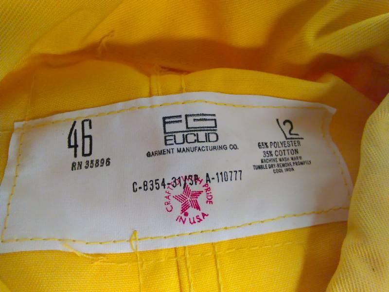 lot 65 image: Coveralls (5 pr.) Size L (46) Full Zipper