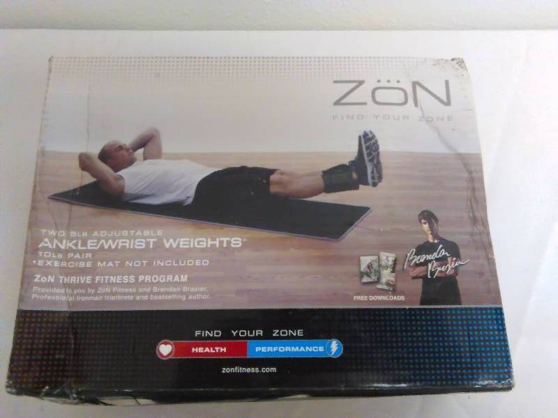 lot 27 image: Zon Ankle and Wrist weights, 10 pounds per pair