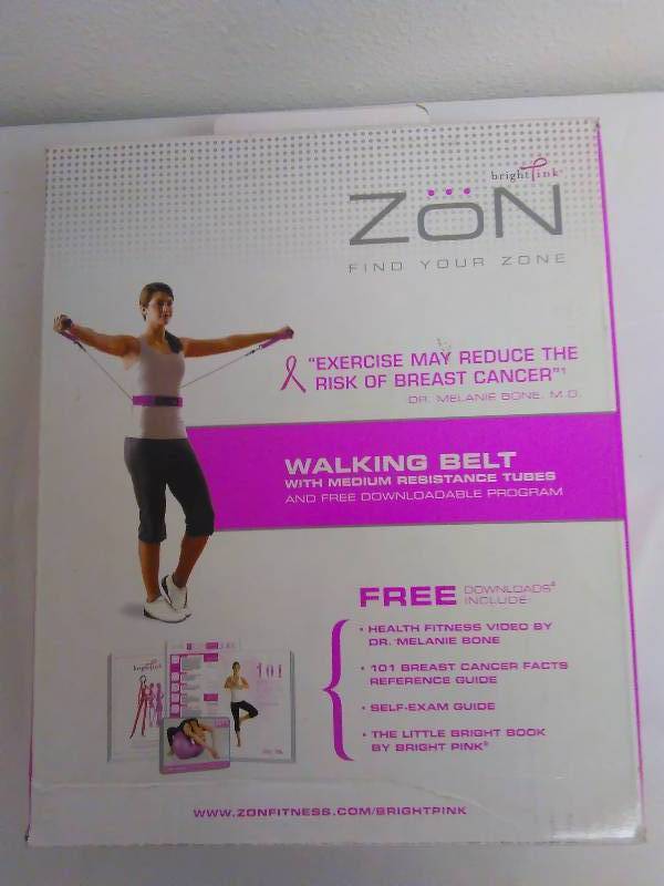 lot 28 image: Zon walking belt, medium resistance tubes