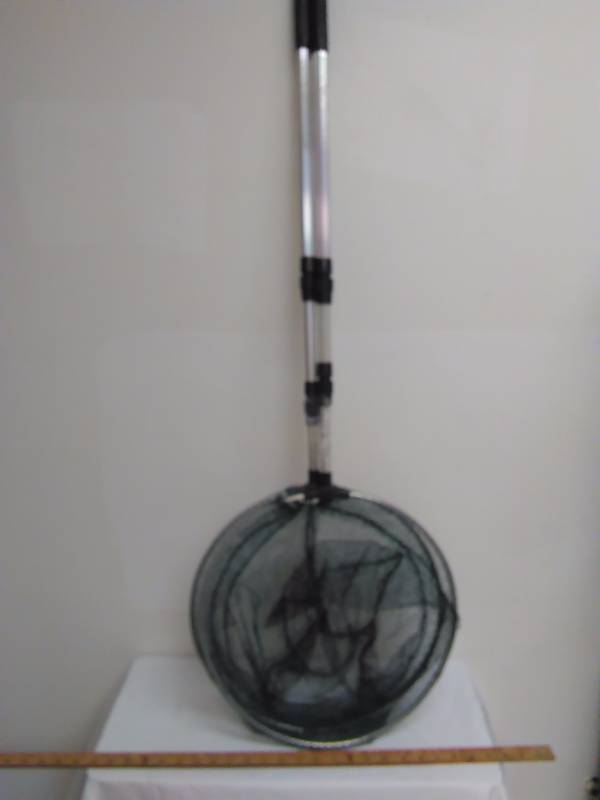 lot 44 image: Butterfly  Minnow Net (2), Aluminum Extendingtelescoping Pole