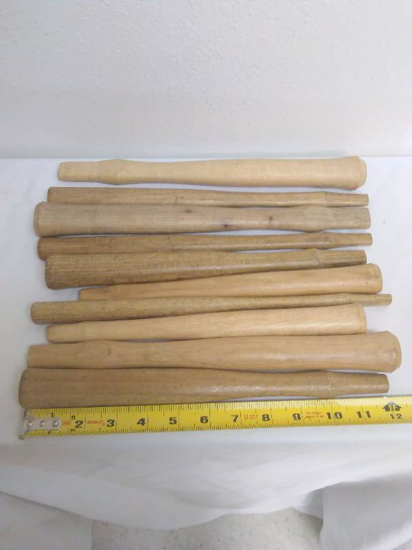 lot 167 image: Assorted Wooden Tool Handles (10)