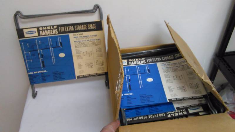 lot 198 image: Ideal Garage Shelf Hangers 2 per pkg. (10 Pkg.)