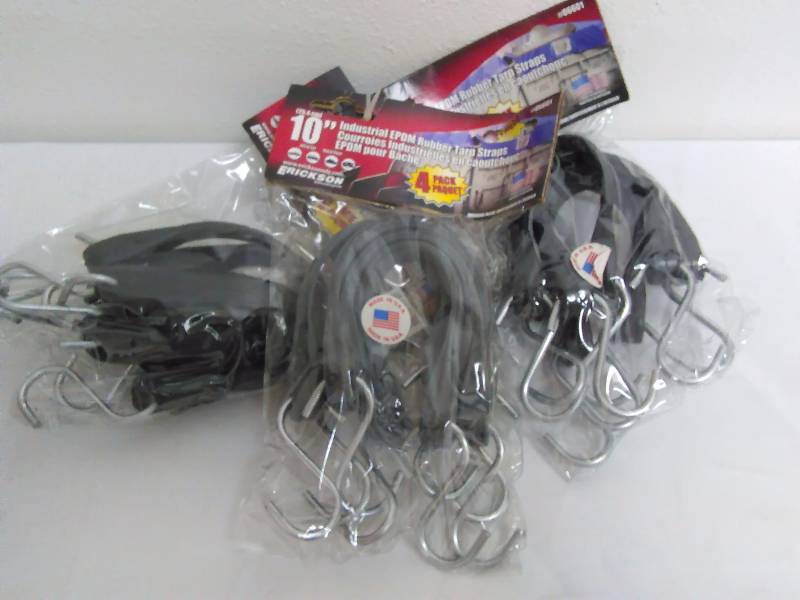 lot 50 image: 10-inch Rubber Strap, 4 trap per package (3 pks.)