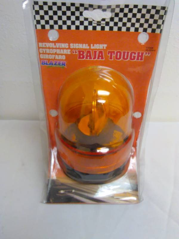 lot 57 image: Baja Tough Revolving Signal Light (amber) by Blazer, 12V