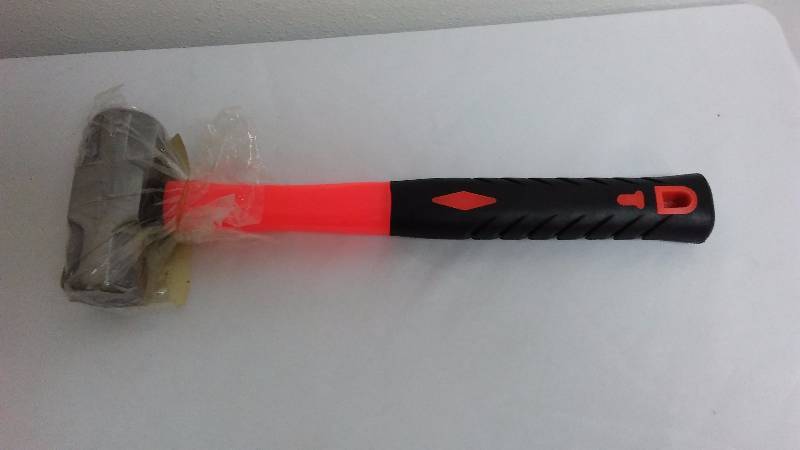 lot 208 image: 2 Lbs. Hammer, small sledge, Fiberglass Handle