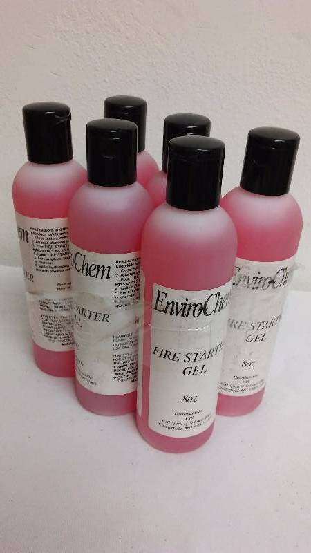 lot 211 image: 8 oz. Enviro Chem Fire Starter Gel (6)
