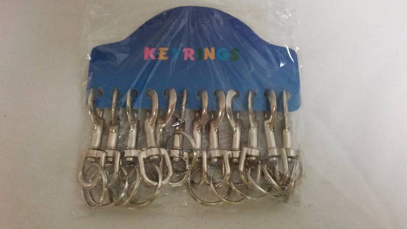 lot 239 image: Key Ring, Die Casting, Swivel Snaps (12), 58 inch