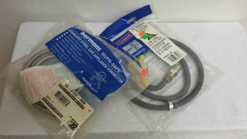 lot 259 image: Gas Appliance Connectors (2) See pictures for details