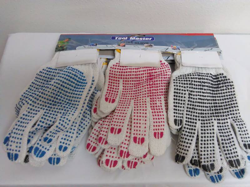 lot 341 image: Tool Master Rubber Dotted Gloves (9pr.)