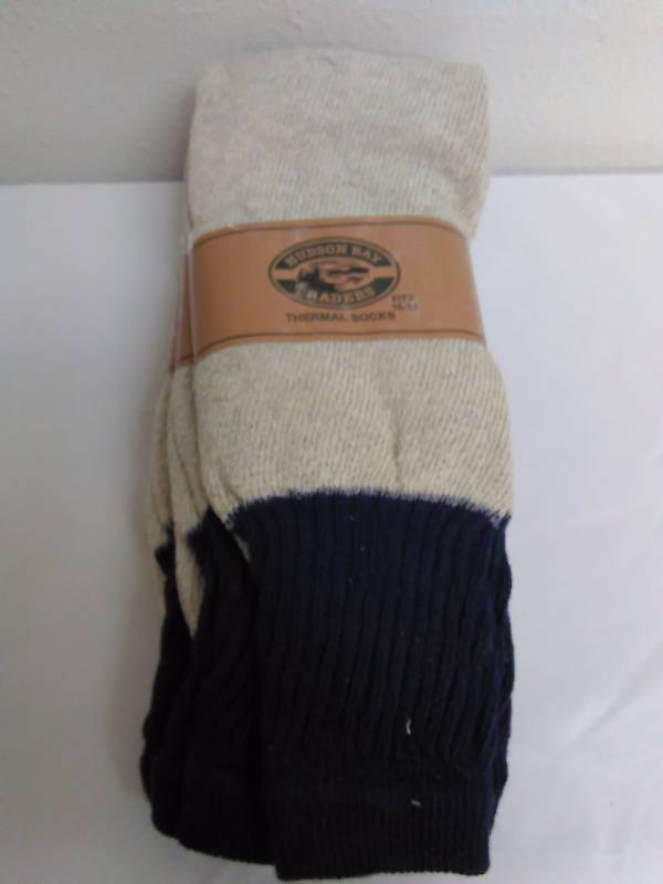 lot 342 image: Hudson Bay Trader Thermal Socks (3 pr.) Mens fits size 10-13