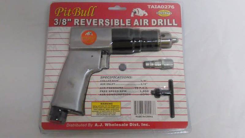 lot 365 image: Reversible Air Drill 38 inch