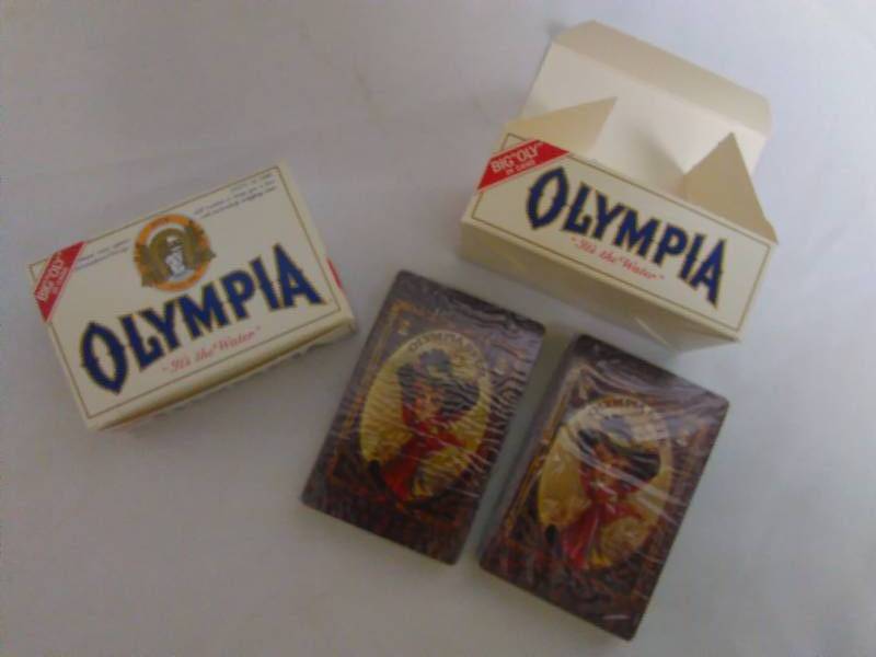 lot 389 image: Olympia Beer Playing Cards (4)