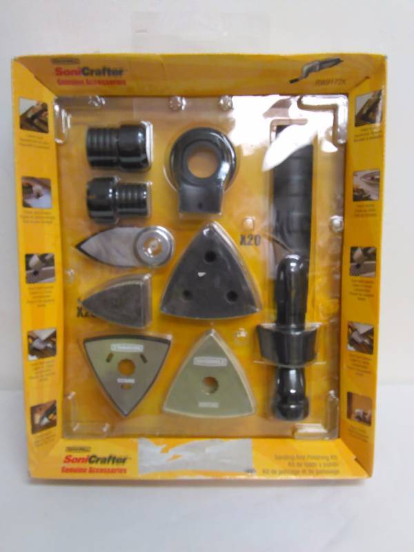 lot 398 image: Rockwell Sonicrafter, Sanding and polishing kit