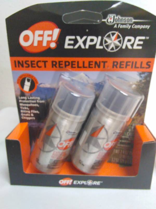 lot 111 image: Twin Pack - Off Explorer Insect Repellant Refills (6) can be used individually - see pictures