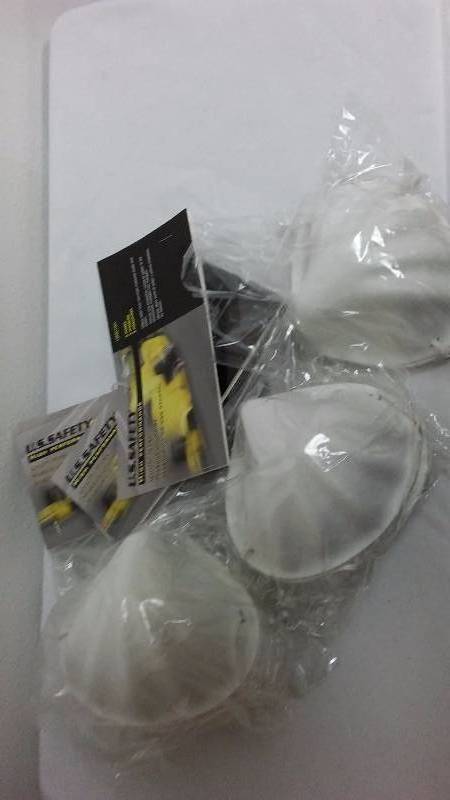 lot 407 image: Air Safety Mask (7) Each bag contains 6  (35 masks total)