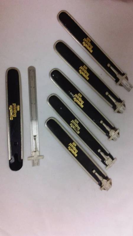 lot 417 image: 3M Pocket Side Rule, Stainless Steel, metric conversion table on back side (6)