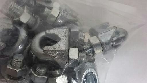 lot 432 image: U Bolts (12)  inch, Galvanized