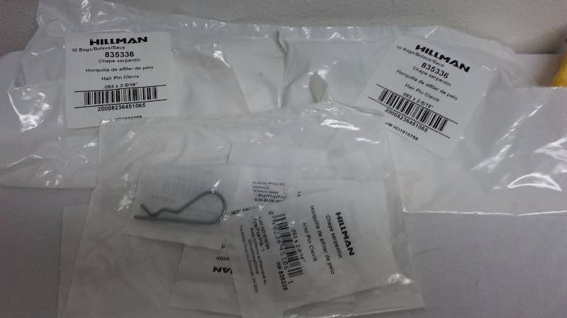 lot 436 image: Hairpin Clevis  Cotter Pin (30) .093 x 2 516 inch