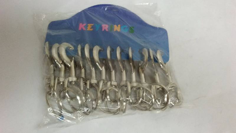 lot 442 image: Key Ring, Die Casting, Swivel Snaps (12), 58 inch