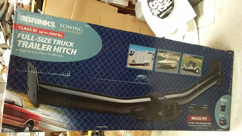 lot 625 image: Class 3 Multi Fit Full Size Truck Trailer Hitch by Brinks