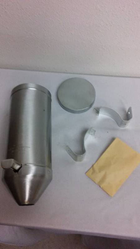 lot 632 image: NEW OLD STOCK Auto-Sun Vintage Soap Dispenser for powdered soap.  Cincinnati Ohio