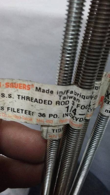 lot 636 image: Threaded Rod, 3 ft.,  in. (6)
