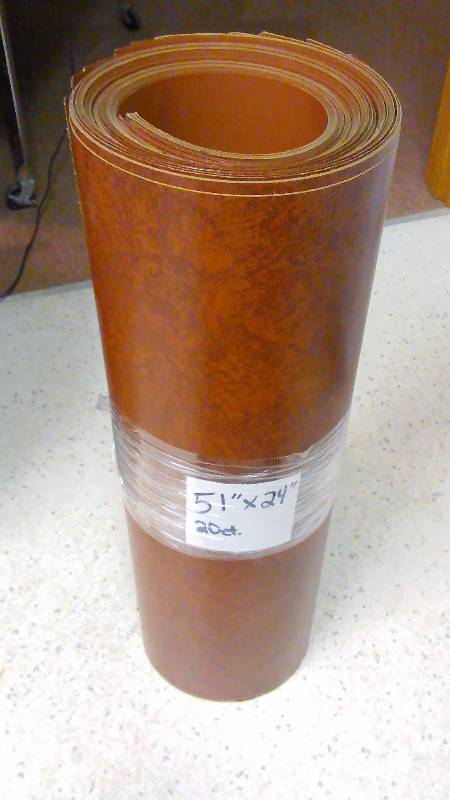 lot 563 image: Faux Craft leather, Heavy Gauge, each measure 51 x 24inches (20)