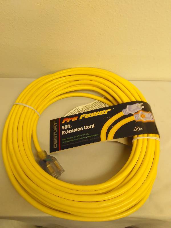 lot 586 image: 50 Ft. Extension Cord, Century Pro-Power