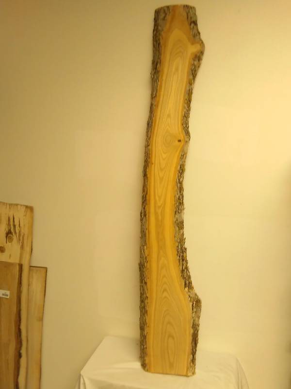 lot 598 image: 1 In. Craft  Project Wood, 57.5 in. long x 10 inches at widest