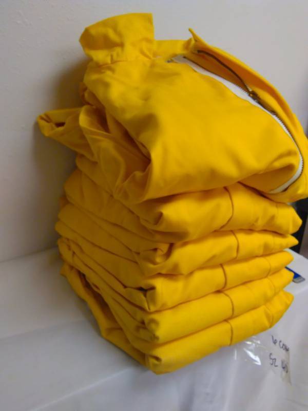 lot 195 image: Coveralls (6 pr.) Size 40 Full Zipper