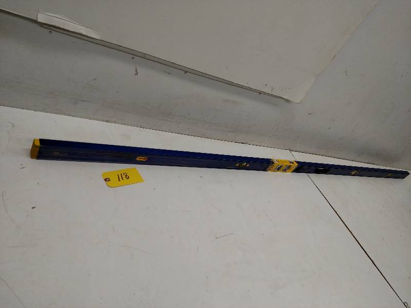 lot 118 image: Irwin 96 Strait-Line Aluminum Box ...