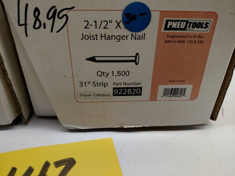 lot 147 image: Approx. (2) Boxes 2 12 Joist Hang...