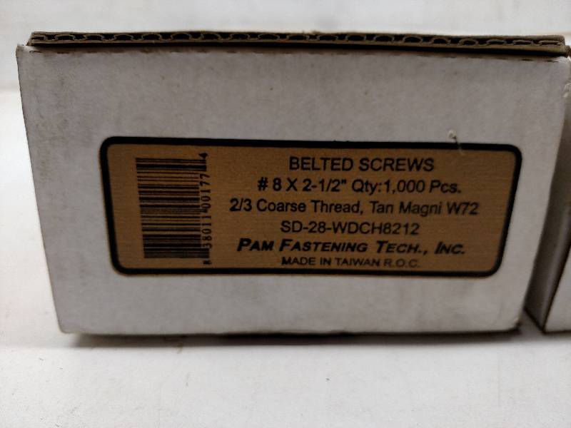 lot 149 image: Approx. (2) Boxes #8 x 2 12 Tan Be...