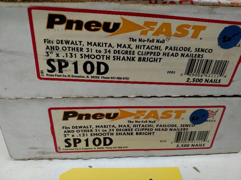 lot 156 image: Approx. (2) Boxes 3 Nails...