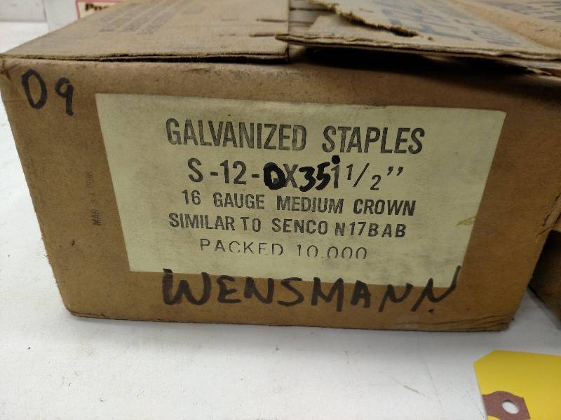 lot 158 image: Approx. (2) Boxes medium Crown Stap...