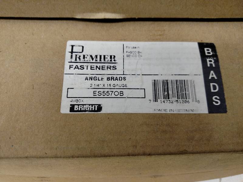 lot 164 image: Approx. (3) Boxes 2 14 Angle Brads...