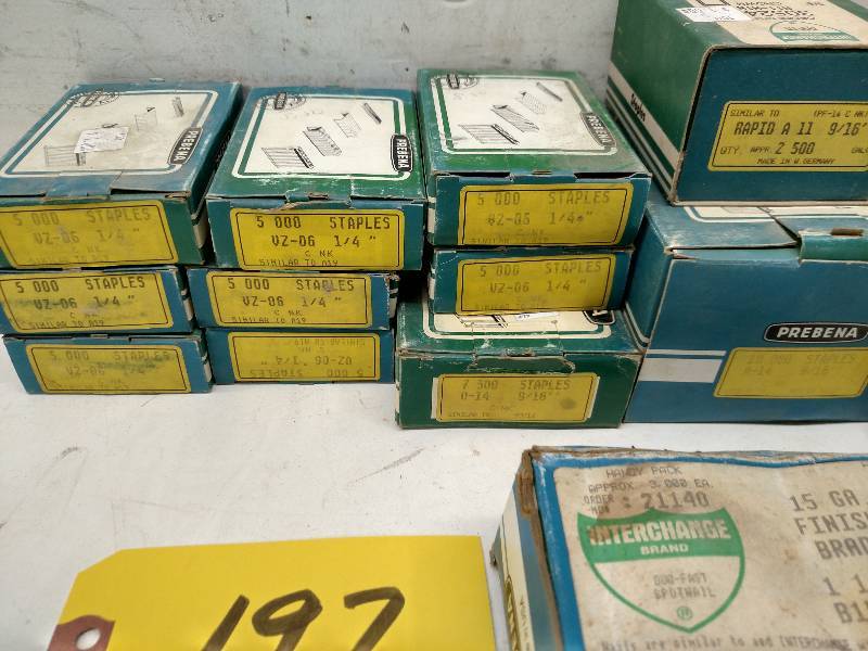lot 197 image: Approx. (15) Boxes Asstd Staples &...