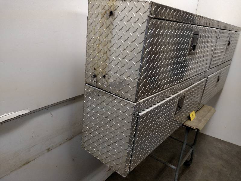 lot 15 image: (2) Aluminum Tool Boxes