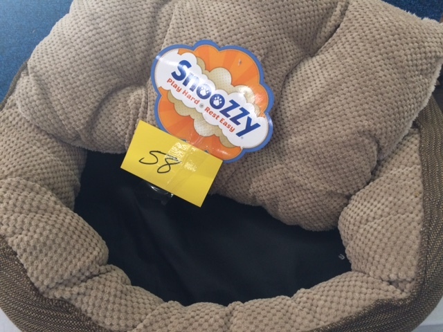 lot 58 image: Snoozzy Dog Bed Medium 26x22x10 Color Tan