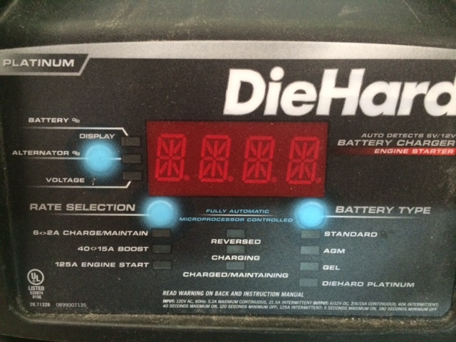 lot 7 image: DieHard Battery Charger With Jumper Cables