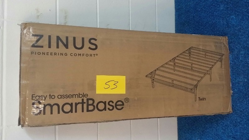 lot 53 image: Smartbase Bed Frame Size Twin